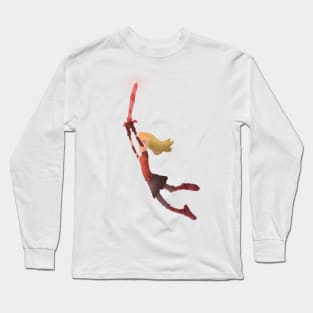 Our red goddess, Sasha (an Amphibia sticker) Long Sleeve T-Shirt